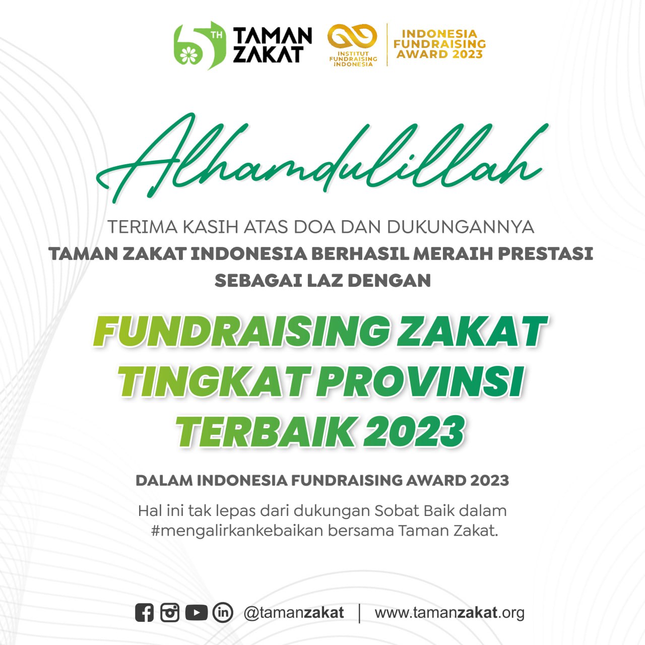 Fundraising Zakat Tingkat Provinsi Terbaik