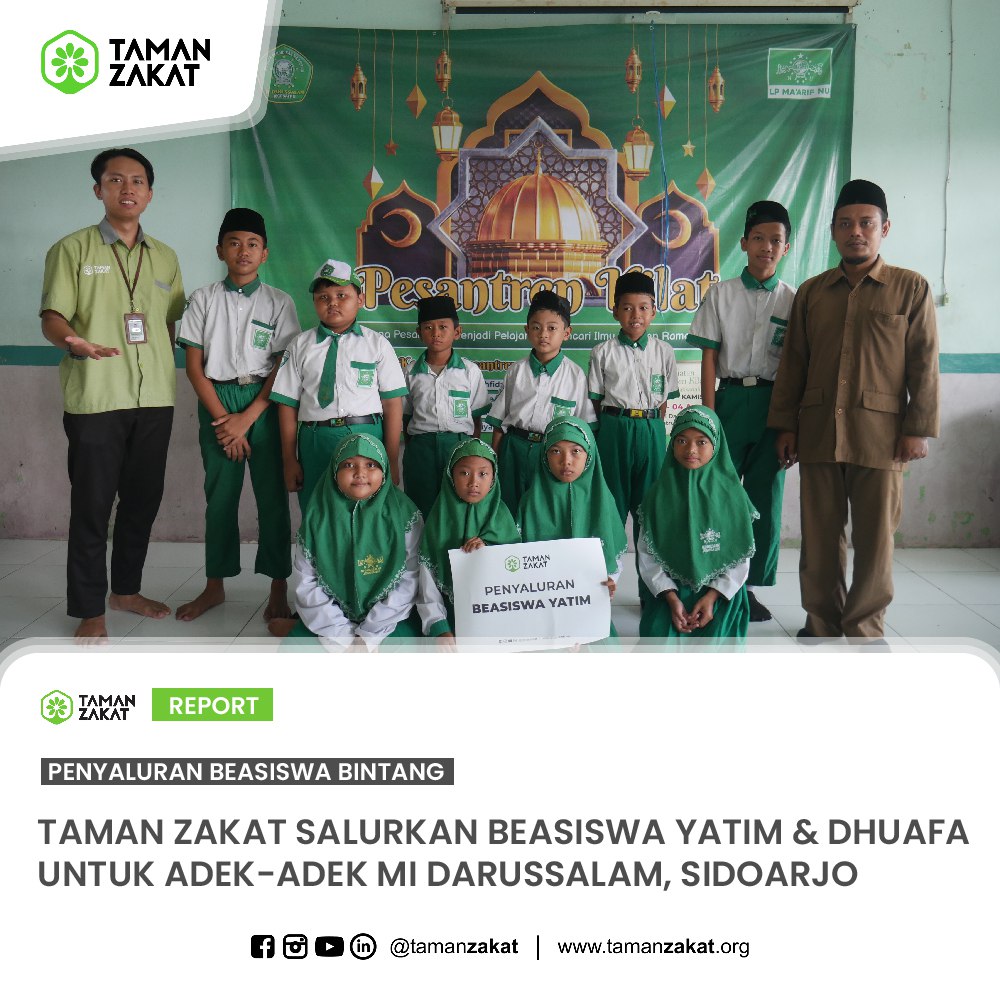 Penyaluran beasiswa yatim